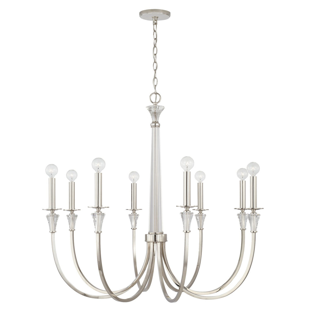 Capital Laurent 441881PN Chandelier Light - Polished Nickel