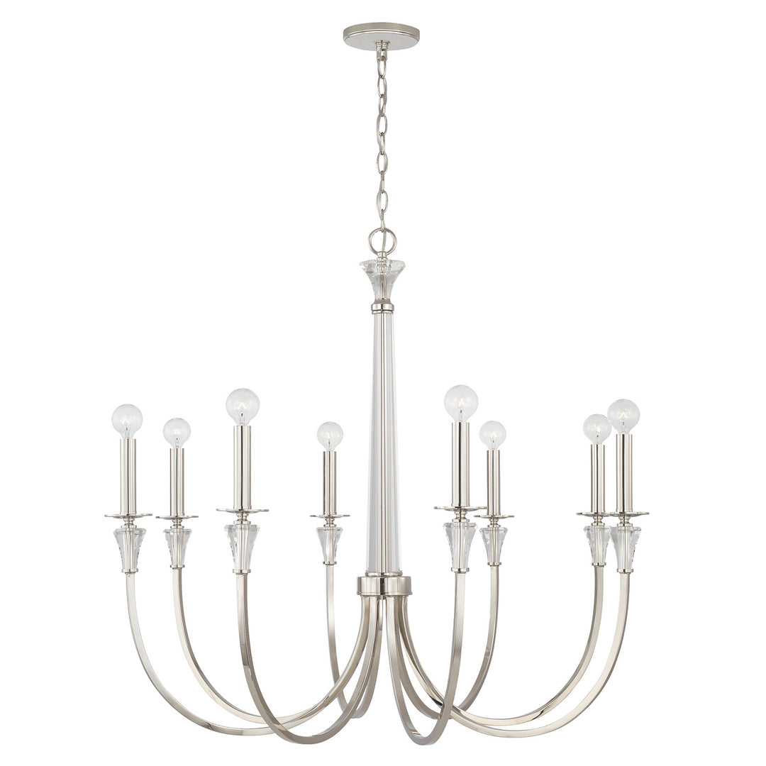 Capital Laurent 441881PN Chandelier Light - Polished Nickel