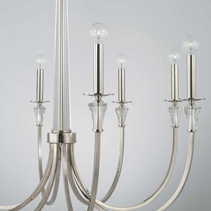 Capital Laurent 441881PN Chandelier Light - Polished Nickel