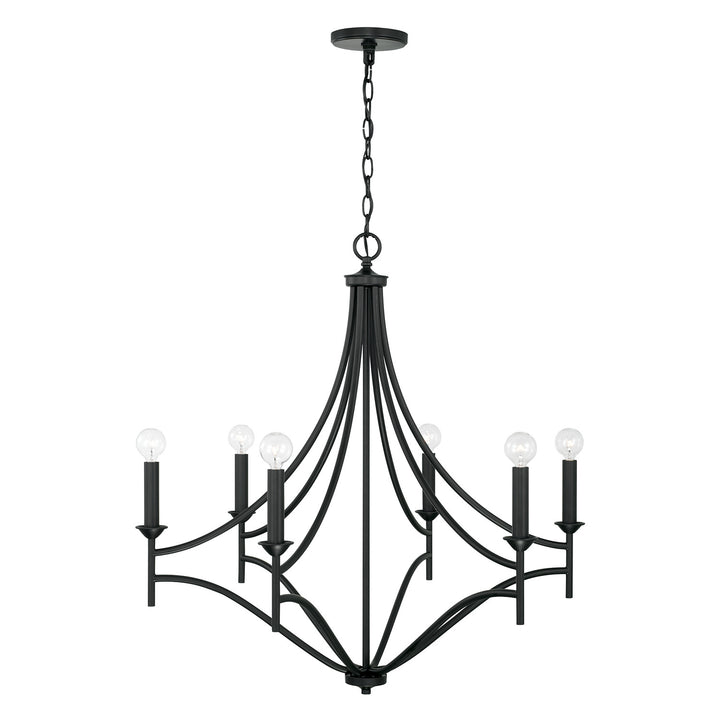 Capital Peyton 442061MB Chandelier Light - Matte Black