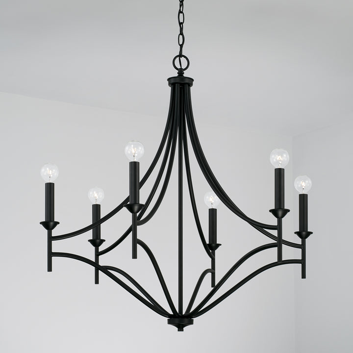 Capital Peyton 442061MB Chandelier Light - Matte Black