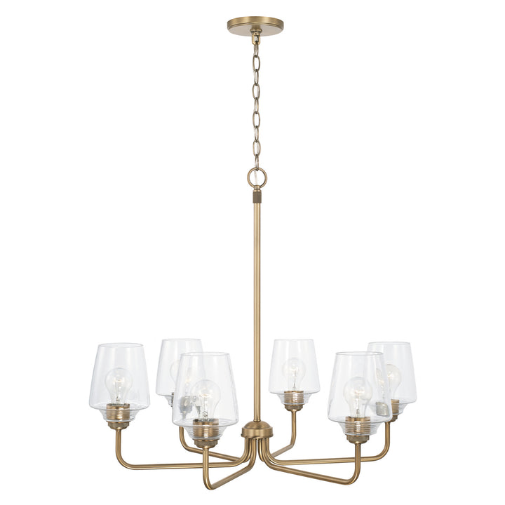 Capital Miller 442261AD-512 Chandelier Light - Aged Brass