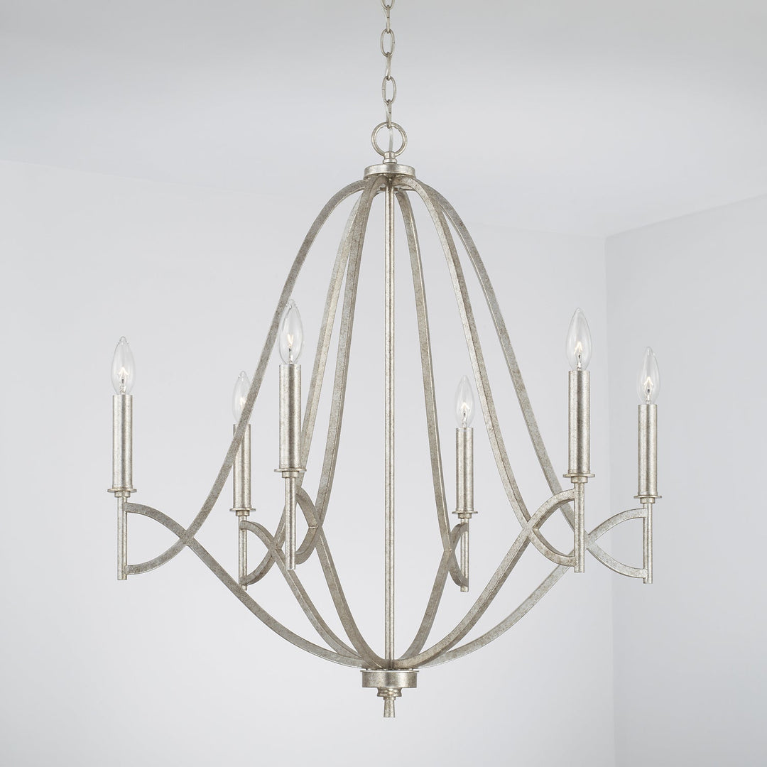 Capital Sylvia 442361AS-701 Chandelier Light - Antique Silver