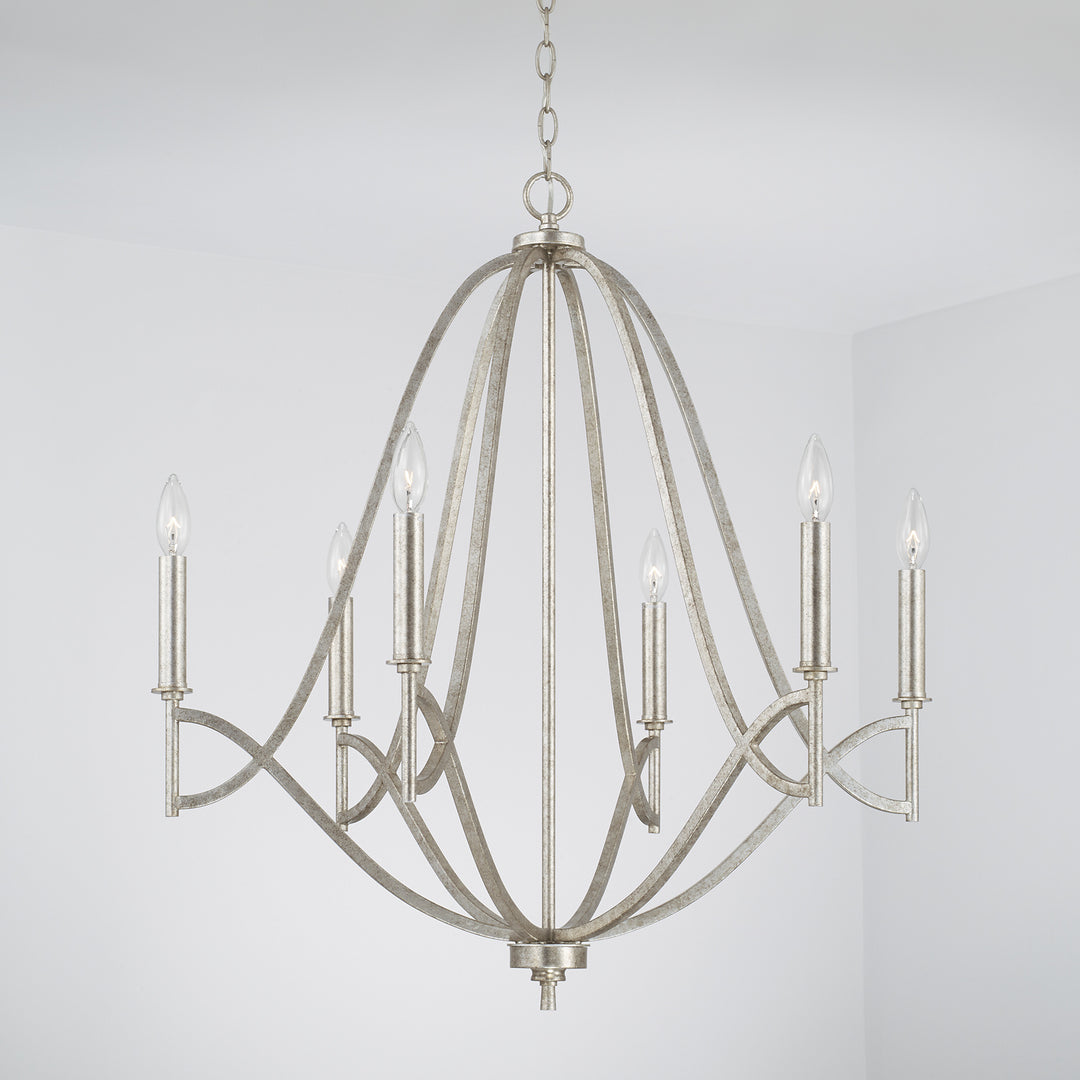Capital Sylvia 442361AS-701 Chandelier Light - Antique Silver