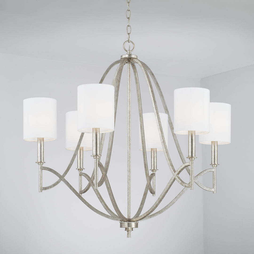 Capital Sylvia 442361AS-701 Chandelier Light - Antique Silver