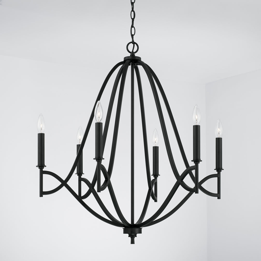 Capital Sylvia 442361MB-701 Chandelier Light - Matte Black