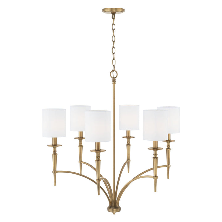 Capital Abbie 442661AD-701 Chandelier Light - Aged Brass