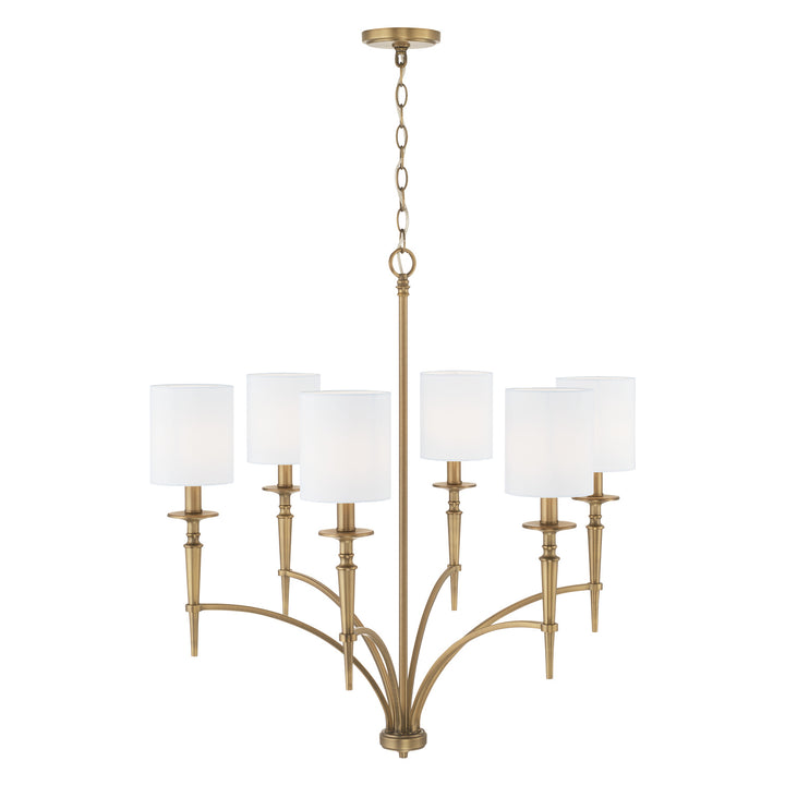Capital Abbie 442661AD-701 Chandelier Light - Aged Brass