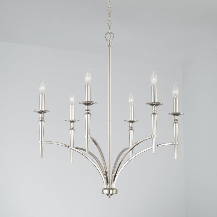 Capital Abbie 442661PN-701 Chandelier Light - Polished Nickel