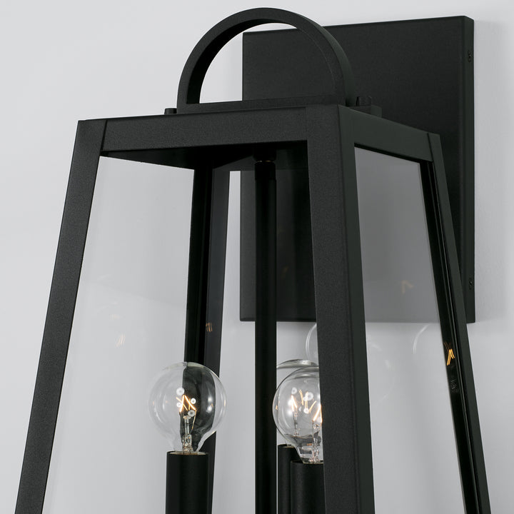 Capital Lighting 943732BK  Leighton Outdoor Black