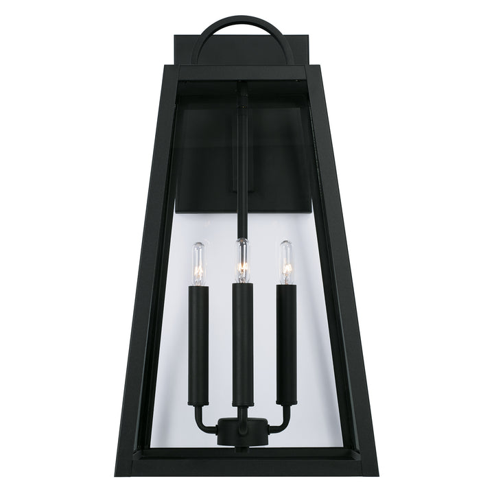 Capital Lighting 943743BK  Leighton Outdoor Black