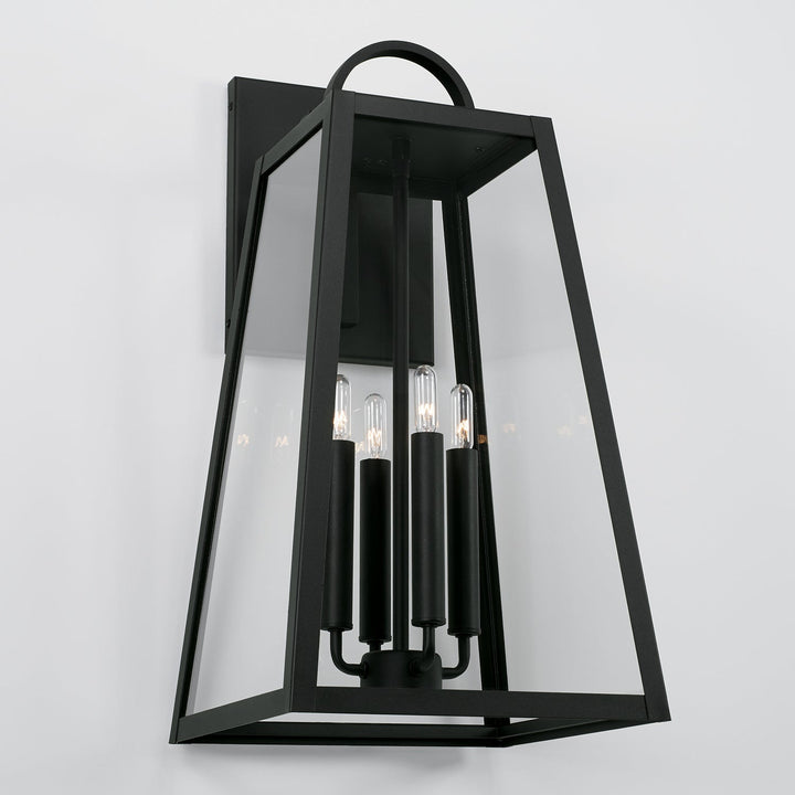 Capital Lighting 943743BK  Leighton Outdoor Black