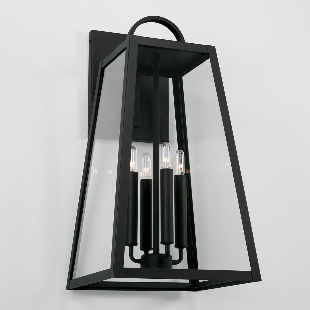 Capital Lighting 943743BK  Leighton Outdoor Black