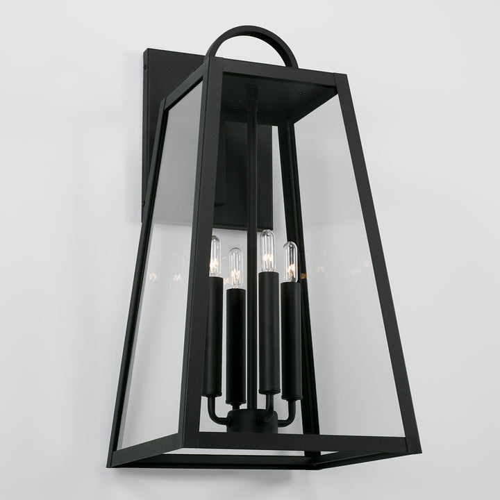 Capital Lighting 943743BK  Leighton Outdoor Black