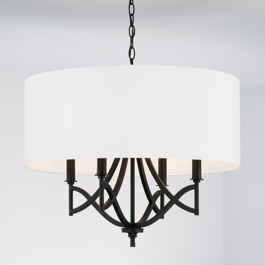 Capital Sylvia 342341MB Chandelier Light - Matte Black