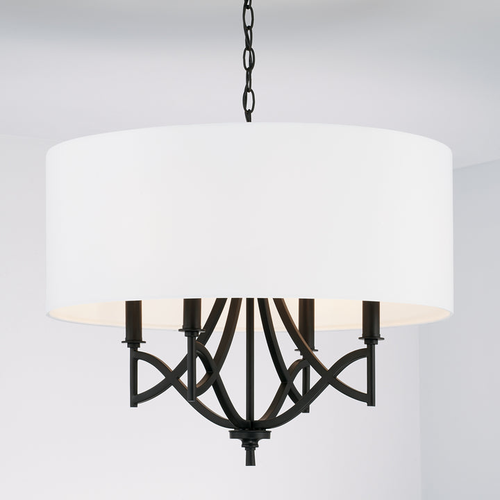 Capital Sylvia 342341MB Chandelier Light - Matte Black