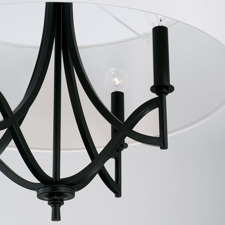 Capital Sylvia 342341MB Chandelier Light - Matte Black