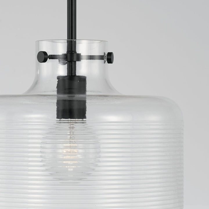 Capital Brighton 342511MB Pendant Light - Matte Black