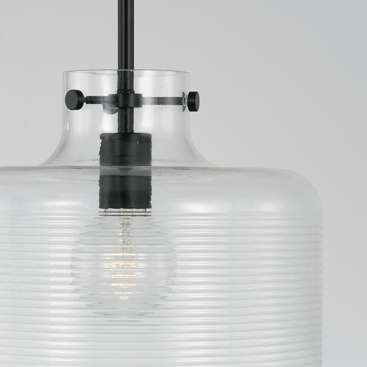 Capital Brighton 342511MB Pendant Light - Matte Black
