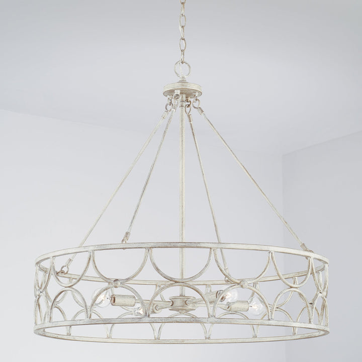 Capital Ricci 343341WW Chandelier Light - Winter White