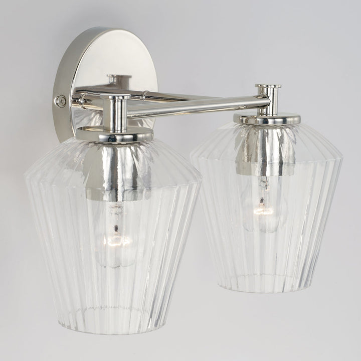 Capital Beau 141421PN-507 Bath Vanity Light 15 in. wide - Polished Nickel