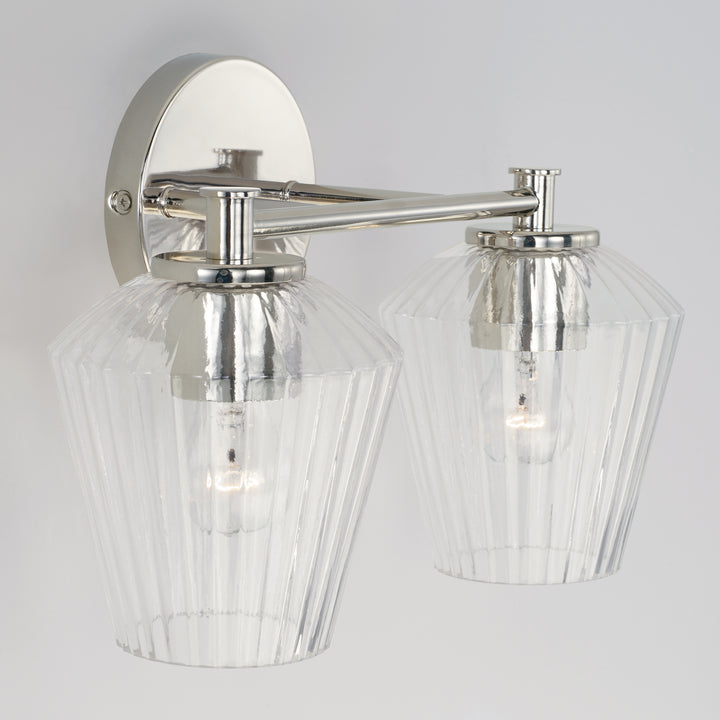 Capital Beau 141421PN-507 Bath Vanity Light 15 in. wide - Polished Nickel