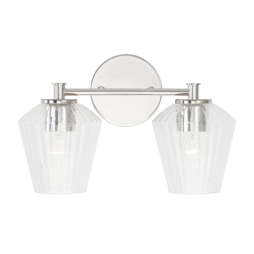 Capital Beau 141421PN-507 Bath Vanity Light 15 in. wide - Polished Nickel
