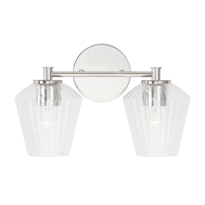 Capital Beau 141421PN-507 Bath Vanity Light 15 in. wide - Polished Nickel