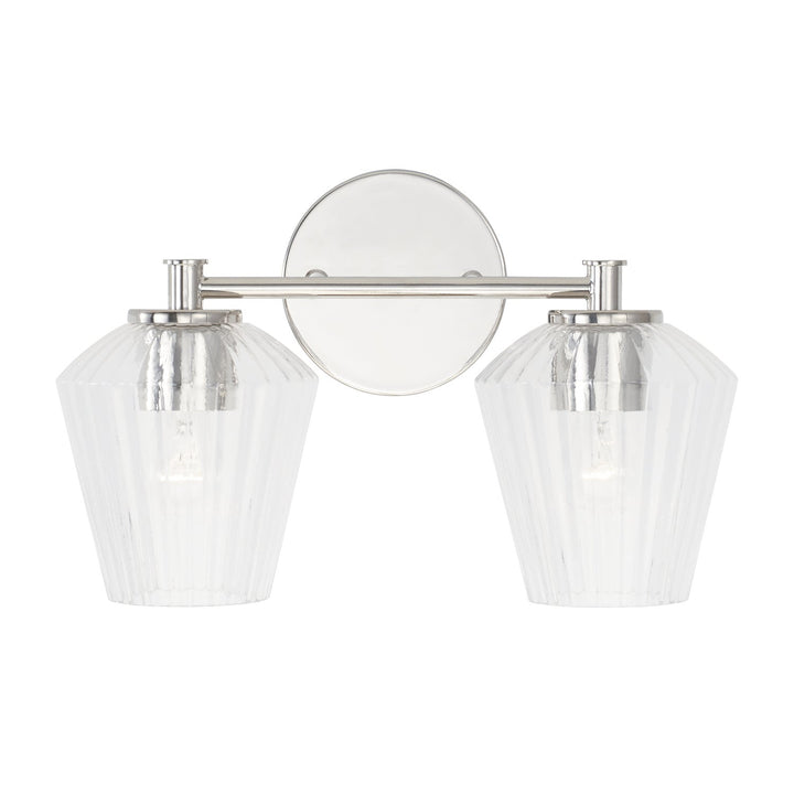 Capital Beau 141421PN-507 Bath Vanity Light 15 in. wide - Polished Nickel