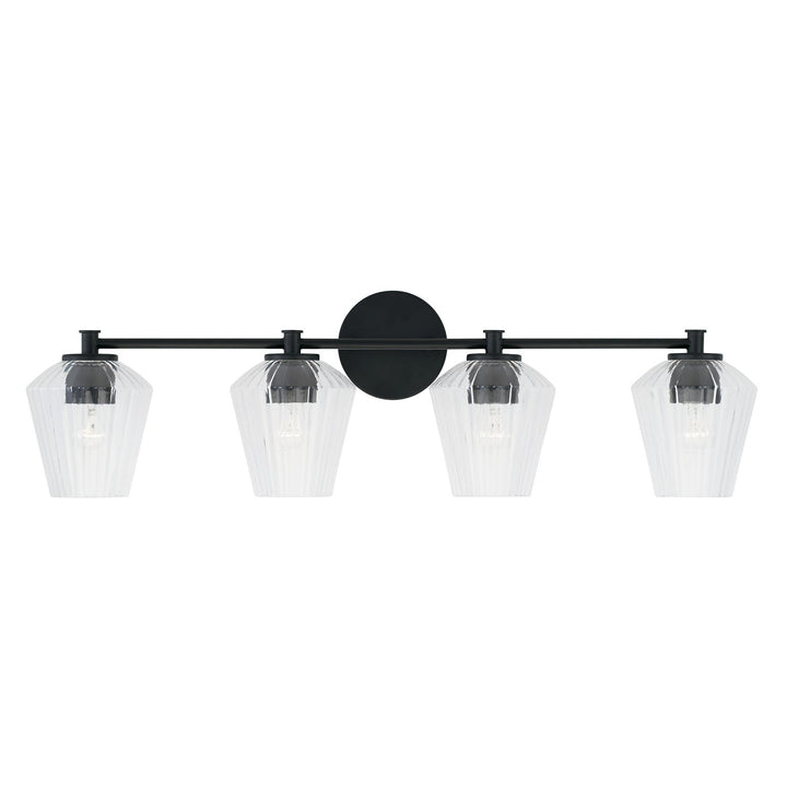 Capital Beau 141441MB-507 Bath Vanity Light 33 in. wide - Matte Black