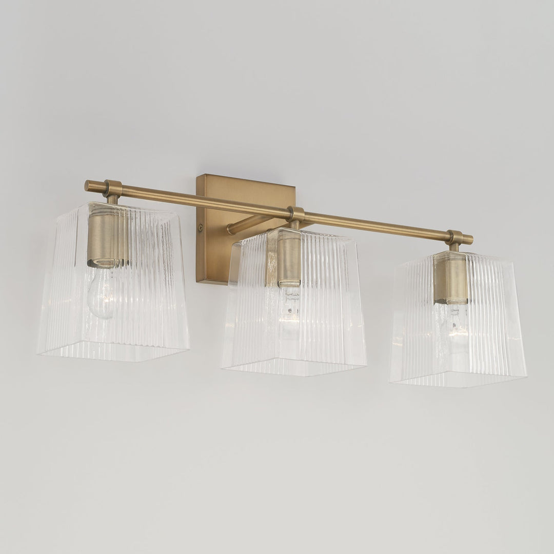 Capital Lexi 141731AD-508 Bath Vanity Light 23 in. wide - Aged Brass