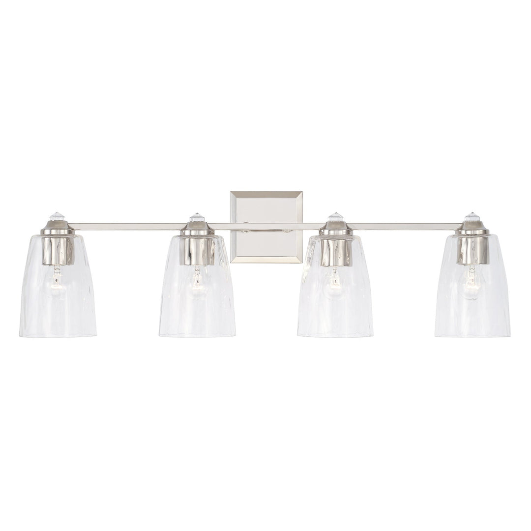 Capital Laurent 141841PN-509 Bath Vanity Light 32 in. wide - Polished Nickel