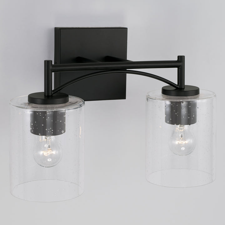 Capital Peyton 142021MB-510 Bath Vanity Light 14 in. wide - Matte Black