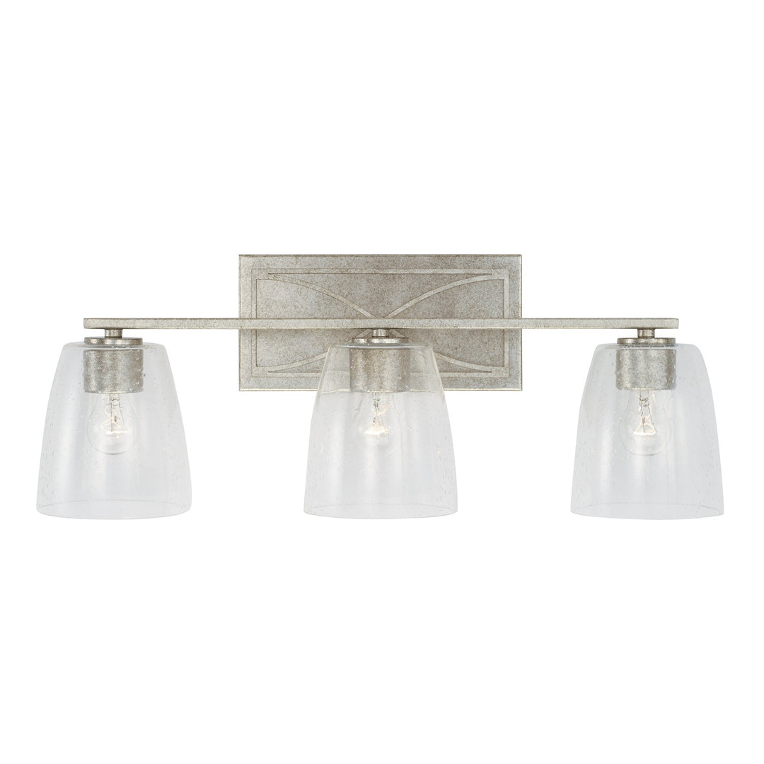 Capital Sylvia 142331AS-488 Bath Vanity Light 25 in. wide - Antique Silver