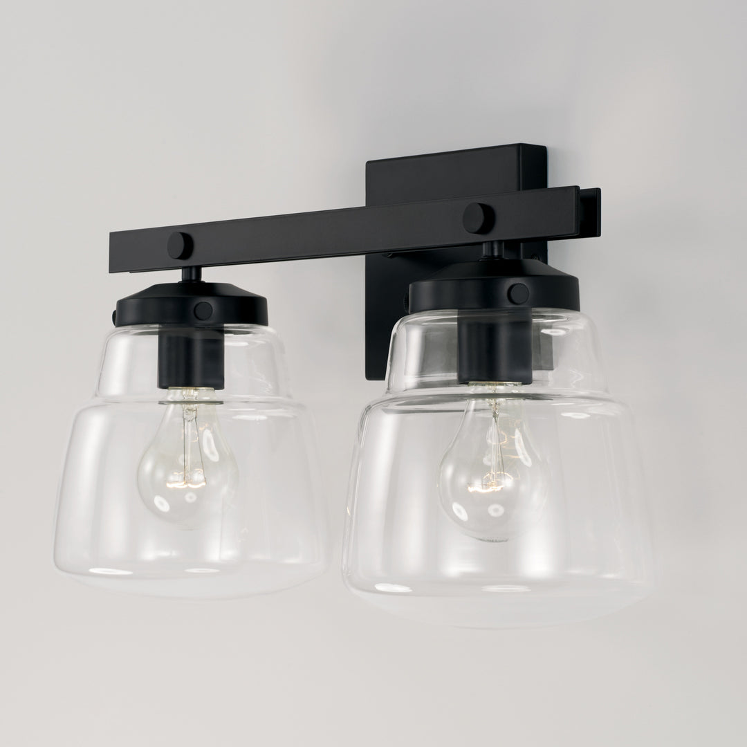 Capital Dillon 142721MB-518 Bath Vanity Light 17 in. wide - Matte Black