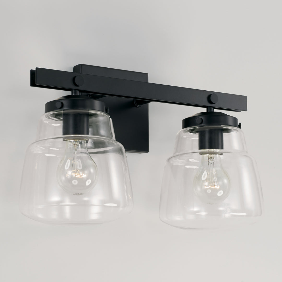 Capital Dillon 142721MB-518 Bath Vanity Light 17 in. wide - Matte Black