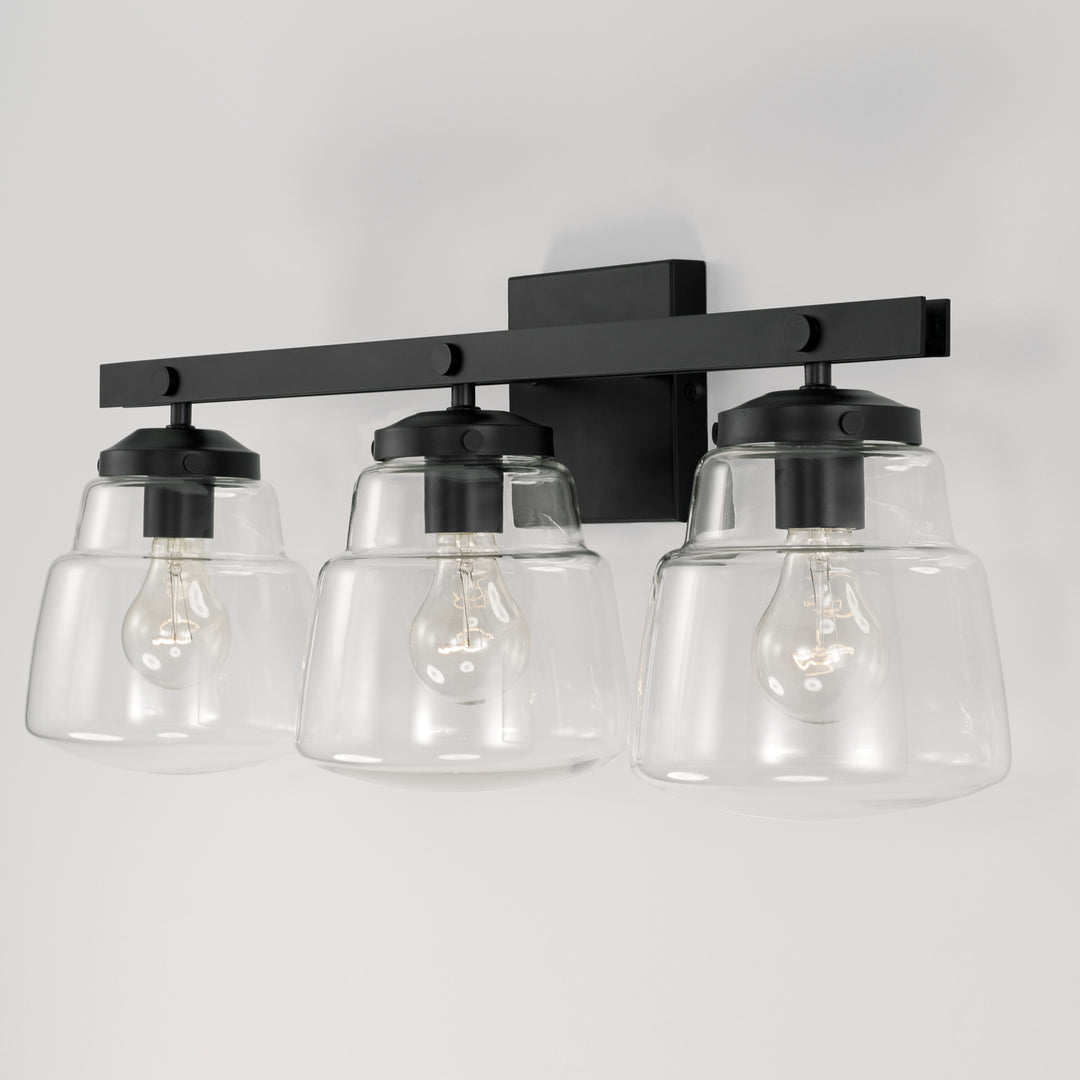 Capital Dillon 142731MB-518 Bath Vanity Light 26 in. wide - Matte Black
