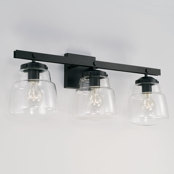 Capital Dillon 142731MB-518 Bath Vanity Light 26 in. wide - Matte Black