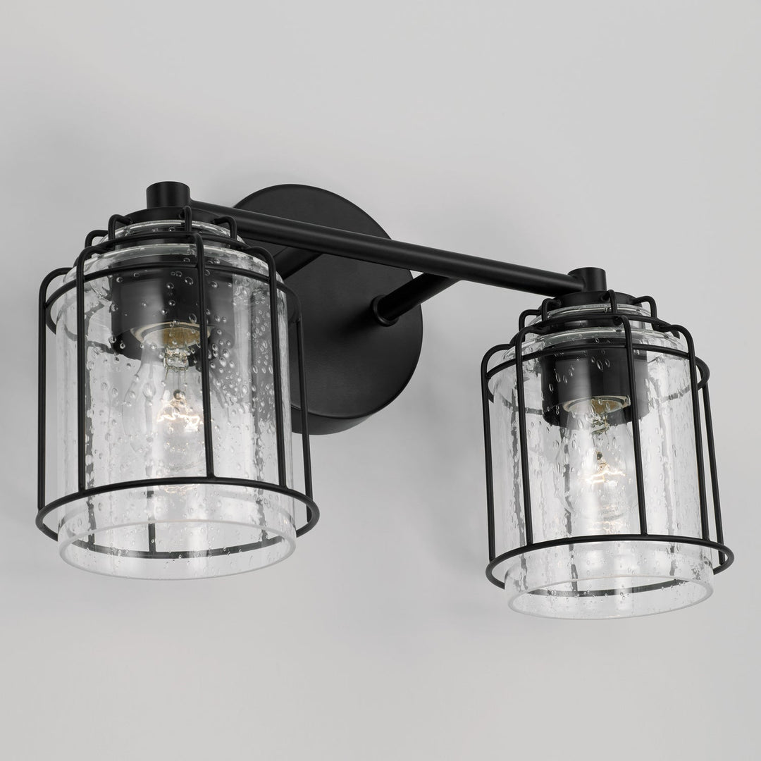 Capital Harmon 142921MB-516 Bath Vanity Light 15 in. wide - Matte Black