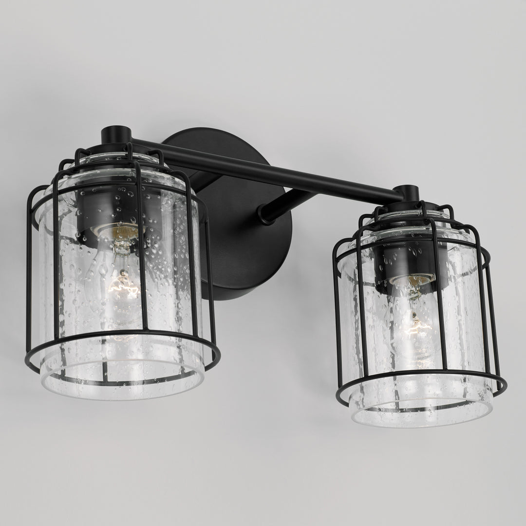 Capital Harmon 142921MB-516 Bath Vanity Light 15 in. wide - Matte Black
