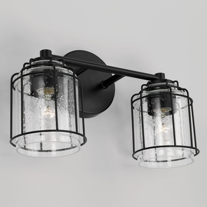 Capital Harmon 142921MB-516 Bath Vanity Light 15 in. wide - Matte Black
