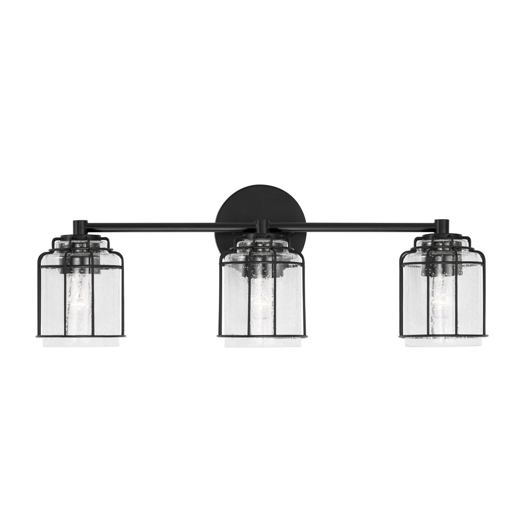 Capital Harmon 142931MB-516 Bath Vanity Light 24 in. wide - Matte Black