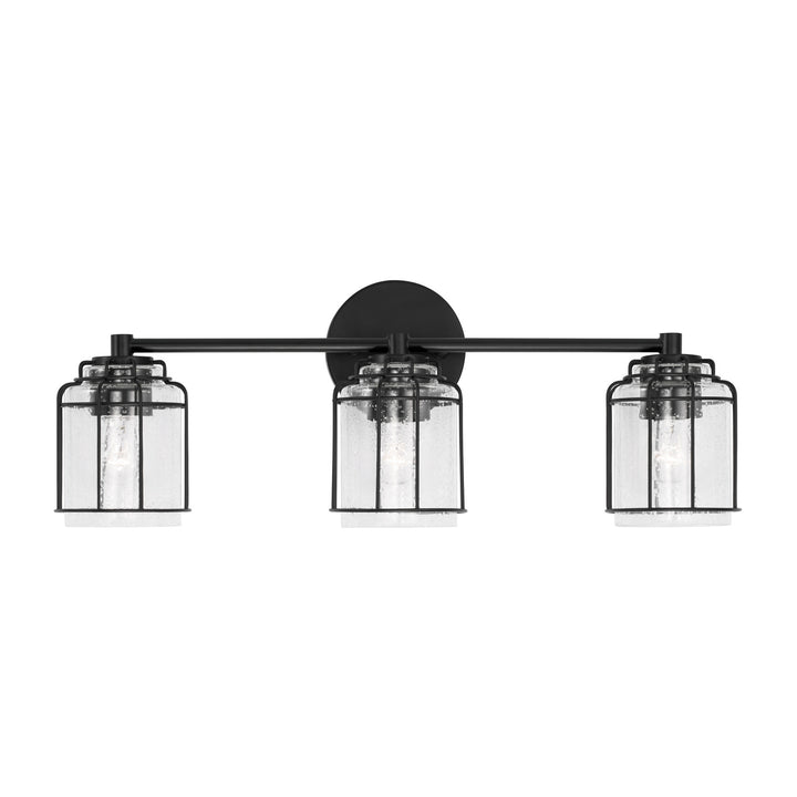 Capital Harmon 142931MB-516 Bath Vanity Light 24 in. wide - Matte Black