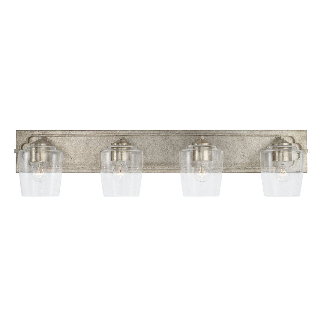 Capital Merrick 143441AS-514 Bath Vanity Light 34 in. wide - Antique Silver