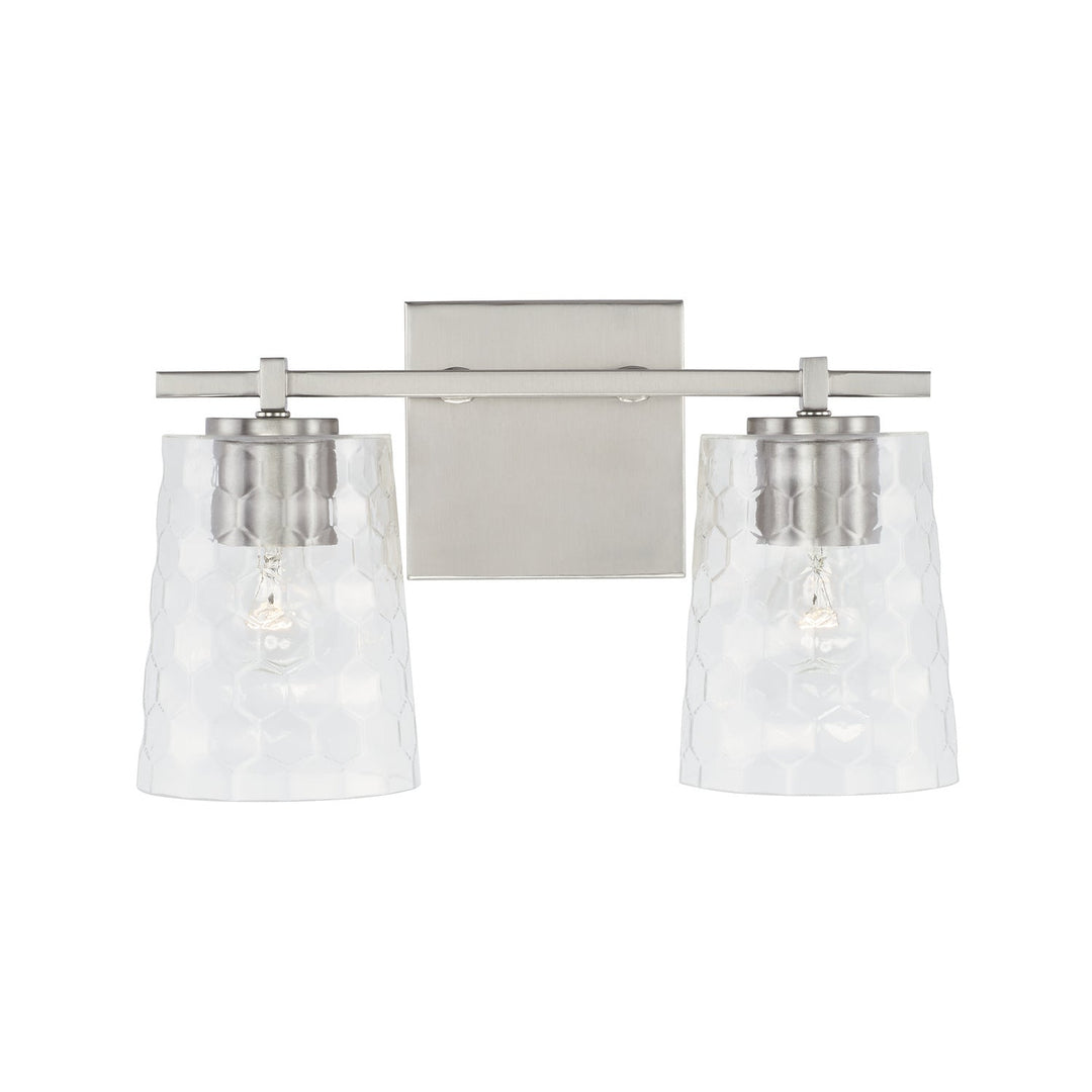 Capital Burke 143521BN-517 Bath Vanity Light 15 in. wide - Brushed Nickel