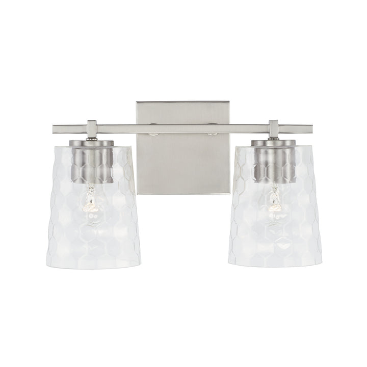 Capital Burke 143521BN-517 Bath Vanity Light 15 in. wide - Brushed Nickel