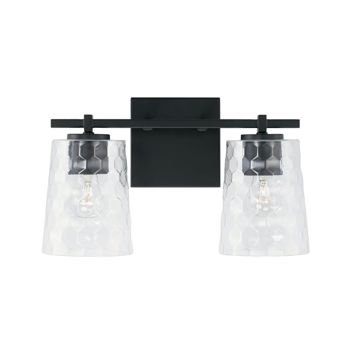 Capital Burke 143521MB-517 Bath Vanity Light 15 in. wide - Matte Black