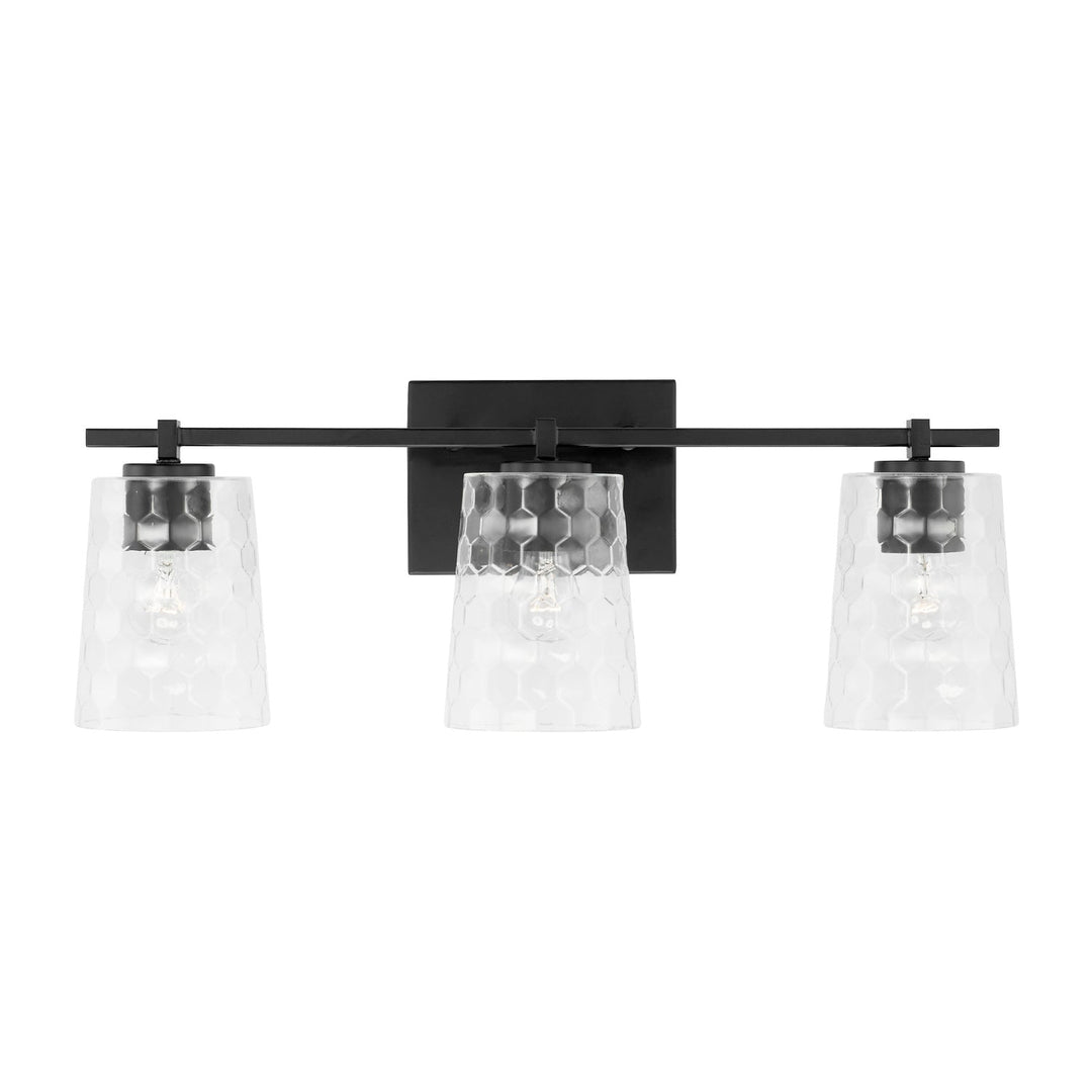 Capital Burke 143531MB-517 Bath Vanity Light 24 in. wide - Matte Black