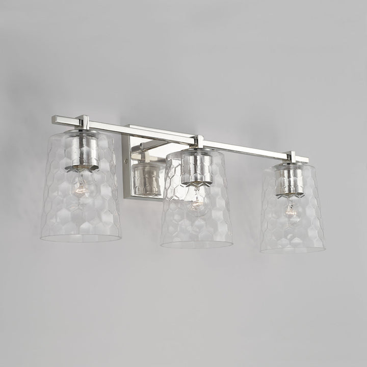 Capital Burke 143531PN-517 Bath Vanity Light 24 in. wide - Polished Nickel
