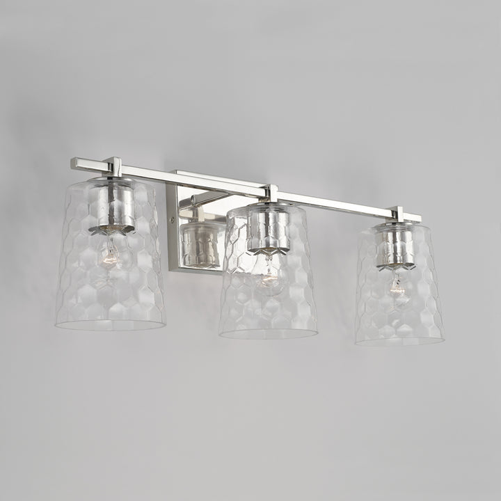 Capital Burke 143531PN-517 Bath Vanity Light 24 in. wide - Polished Nickel